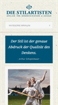 Mobile Screenshot of die-stilartisten.de